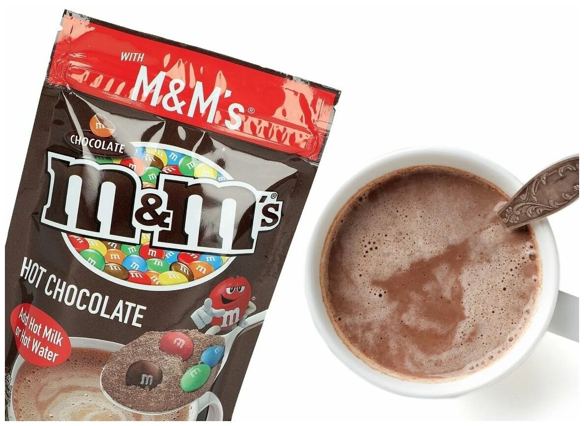 Горячий шоколад M&M's Hot Chocolate / М&М'с Шоколад140гр (Великобритная) - фотография № 2