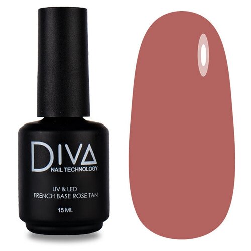 Diva Nail Technology Базовое покрытие French Base, rose tan, 15 мл