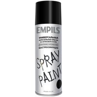 Краска аэрозольная на акриловой основе Empils Spray Paint (425мл) RAL 9005 черный глянцевый