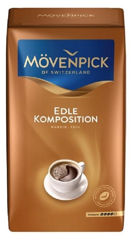 Кофе молотый MOVENPICK Edle Komposition, средняя обжарка, 500 гр [12476] - фото №1