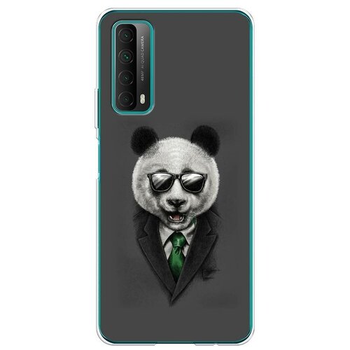 фото Силиконовый чехол "деловая панда" на huawei p smart 2021 / хуавей п смарт 2021 case place