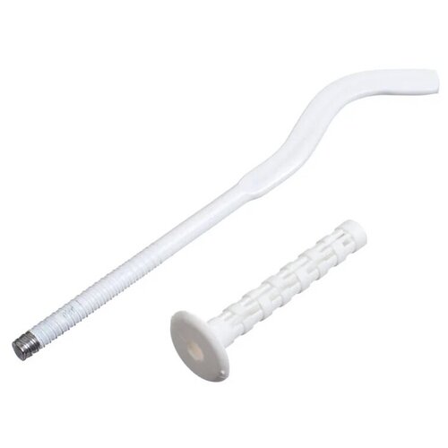 Кронштейн радиатора анкерный белый удлинённый 300 мм 523₽