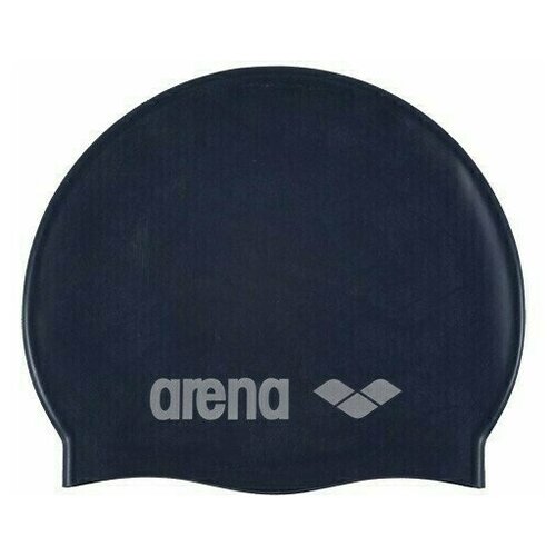 Шапочка для плавания детская ARENA Classic Silicone Jr , арт.9167071, темносиний, силикон