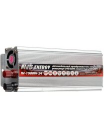 Автомобильный инверт AVS 24/220V IN-1500W-24