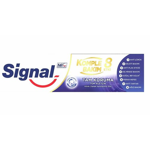 Зубная паста Signal Komple Bakm 8 полный уход 75 мл