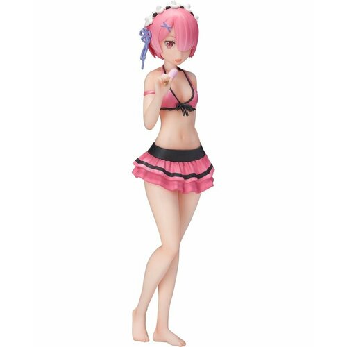 Фигурка Рем Жизнь с нуля в другом мире Рам / Re Zero Rem Ram (15см)