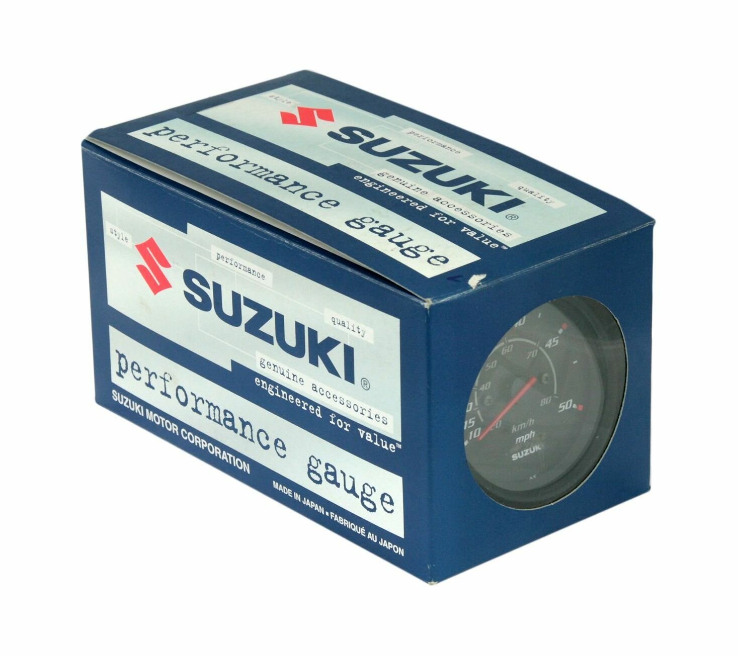 Спидометр Suzuki 4", 80 км/ч, 50 миль, черный 3410093J20000