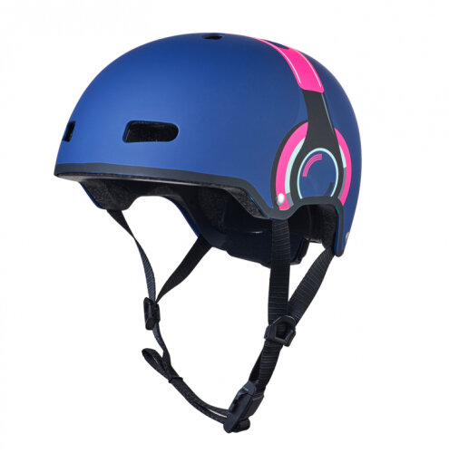 Micro Шлем - наушники синий/розовый (M) BOX
