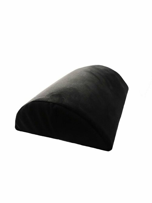Подушка под спину 41х24х10 см (черный)