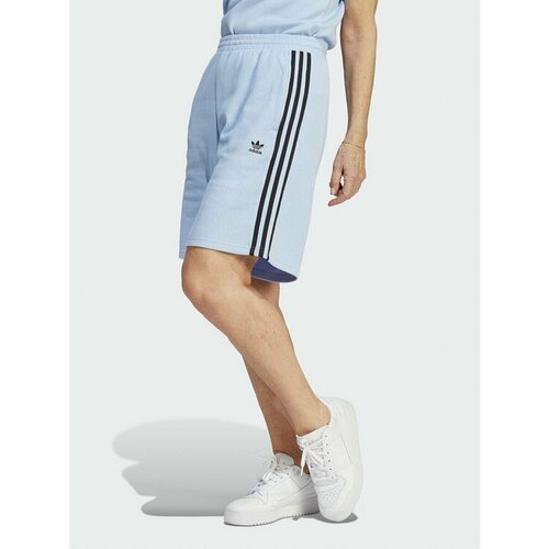 Шорты adidas, размер XS [INT], голубой new 2021 wide leg loose bermuda shorts for women high waist purple or black cotton shorts free belt high quality bermuda femme