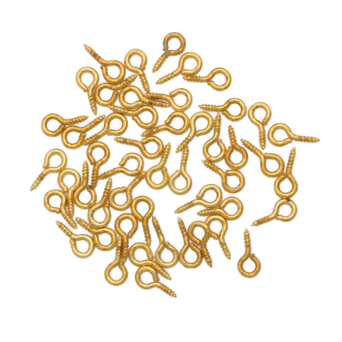 Штифты для бижутерии винтовые 8*35 мм 50 (± 5) шт Astra&Craft (золото)