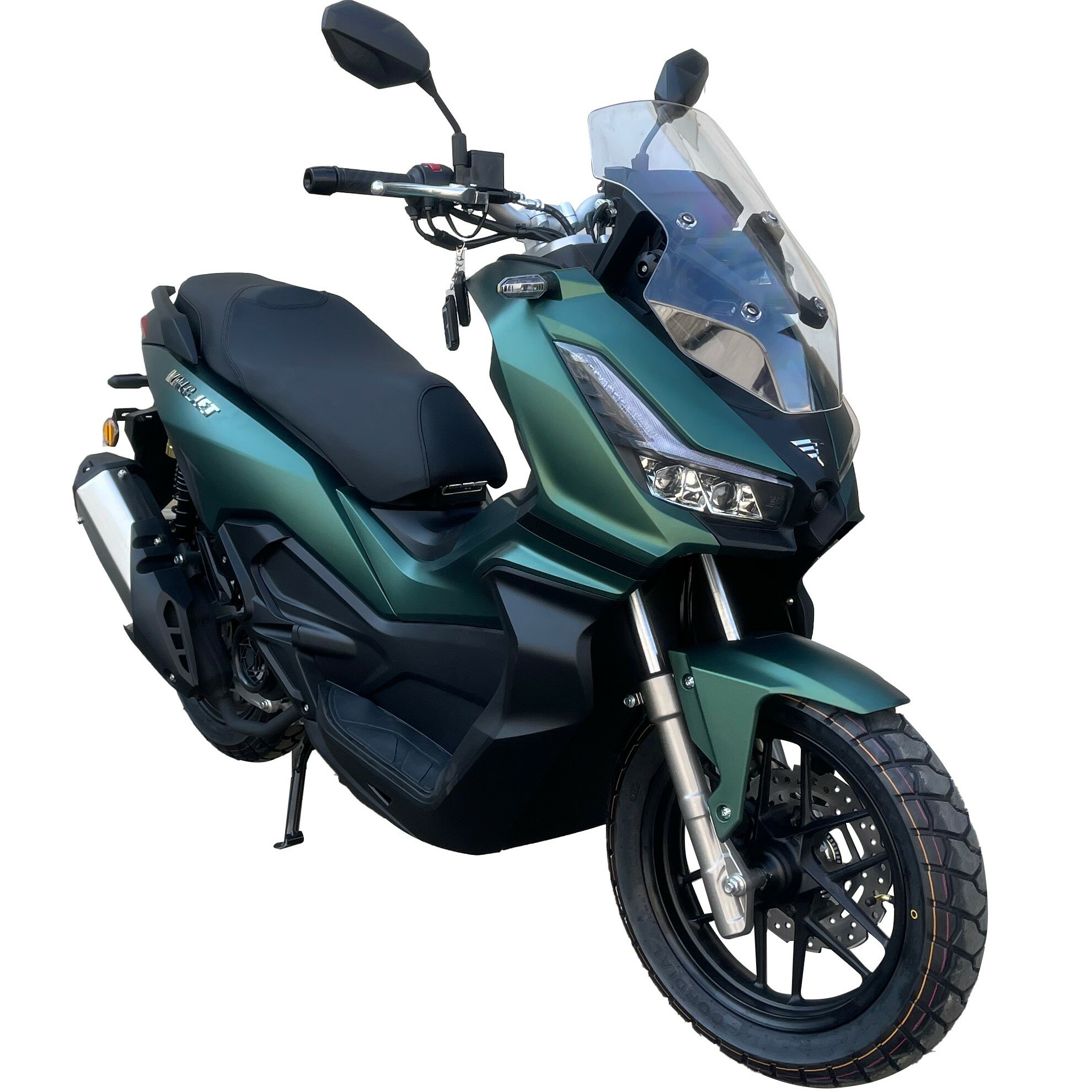 Скутер VMC VENTO JET (180 куб. см, инжектор) зеленый матовый/реплика Honda X-ADV