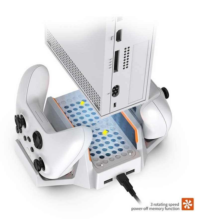 Многофункциональный стенд с функцией охлаждения для Xbox Series S (Dobe TYX-0663) — фото 1