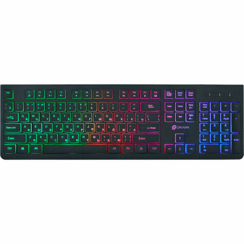 Клавиатура Oklick 440ML Black slim 441600₽