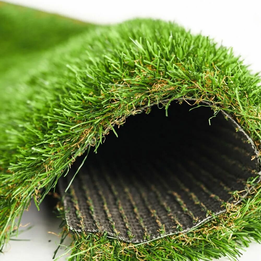 Искусственный газон 2х2,5 м. в рулоне Premium Grass Comfort 50 Green Bicolour, ворс 50 мм.
