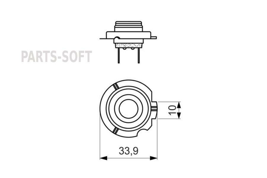 BOSCH 1987302091 Лампа 12V H18 65W PY26d-1 Pure Light BOSCH