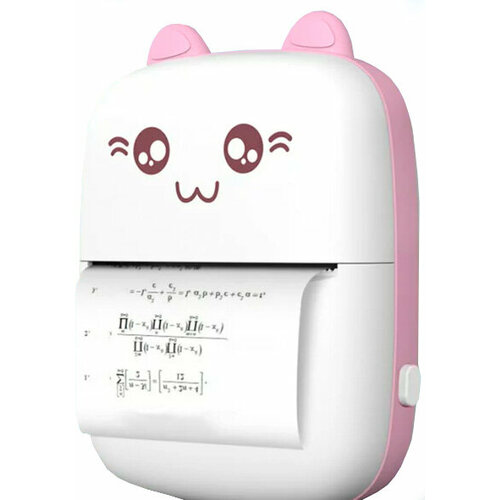 Портативный мини принтер Mini Printer X1 Pink