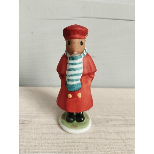 Фарфоровая статуэтка мышь Woodmouse