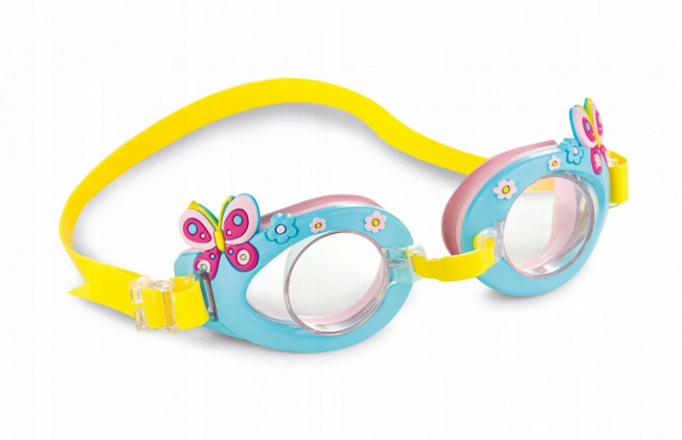фото Очки для плавания Fun Goggles Бабочка, 3-8 лет