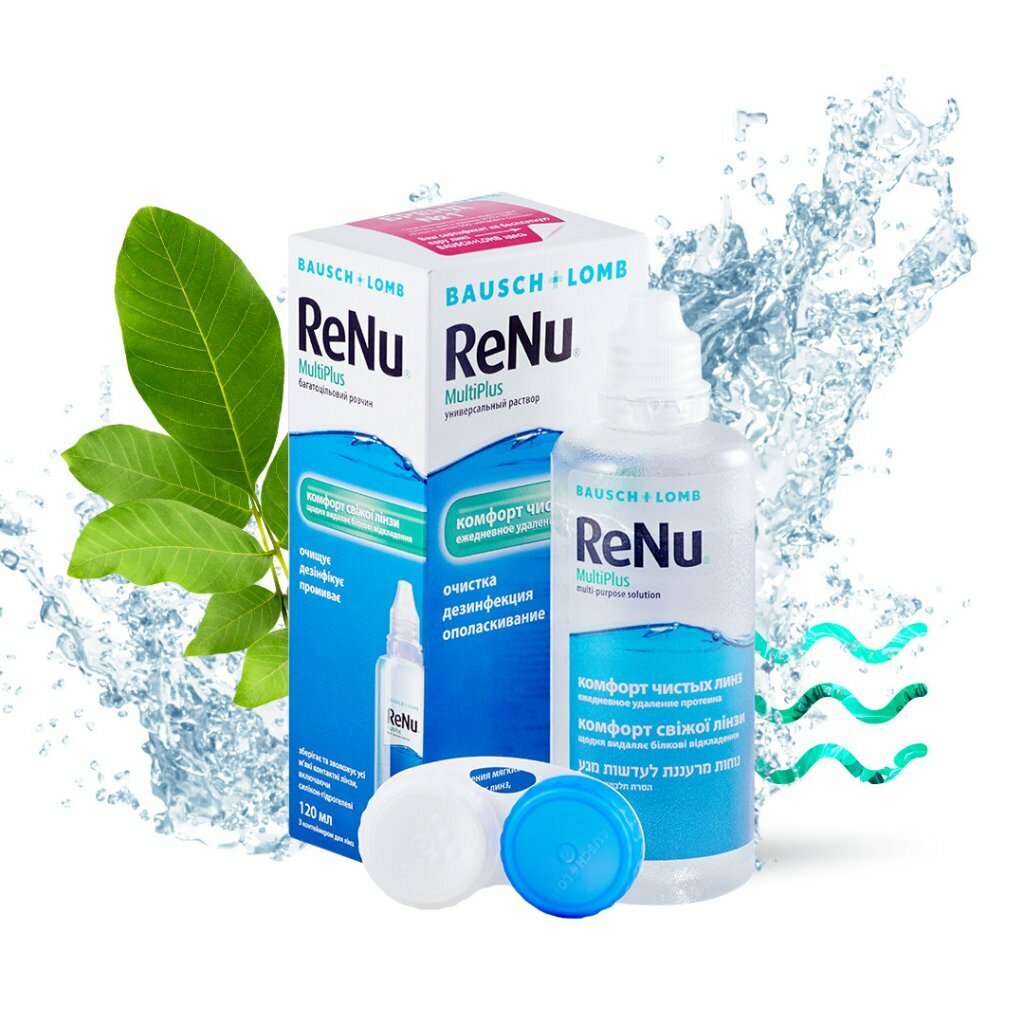 Bausch + Lomb раствор ReNu MultiPlus 120 мл