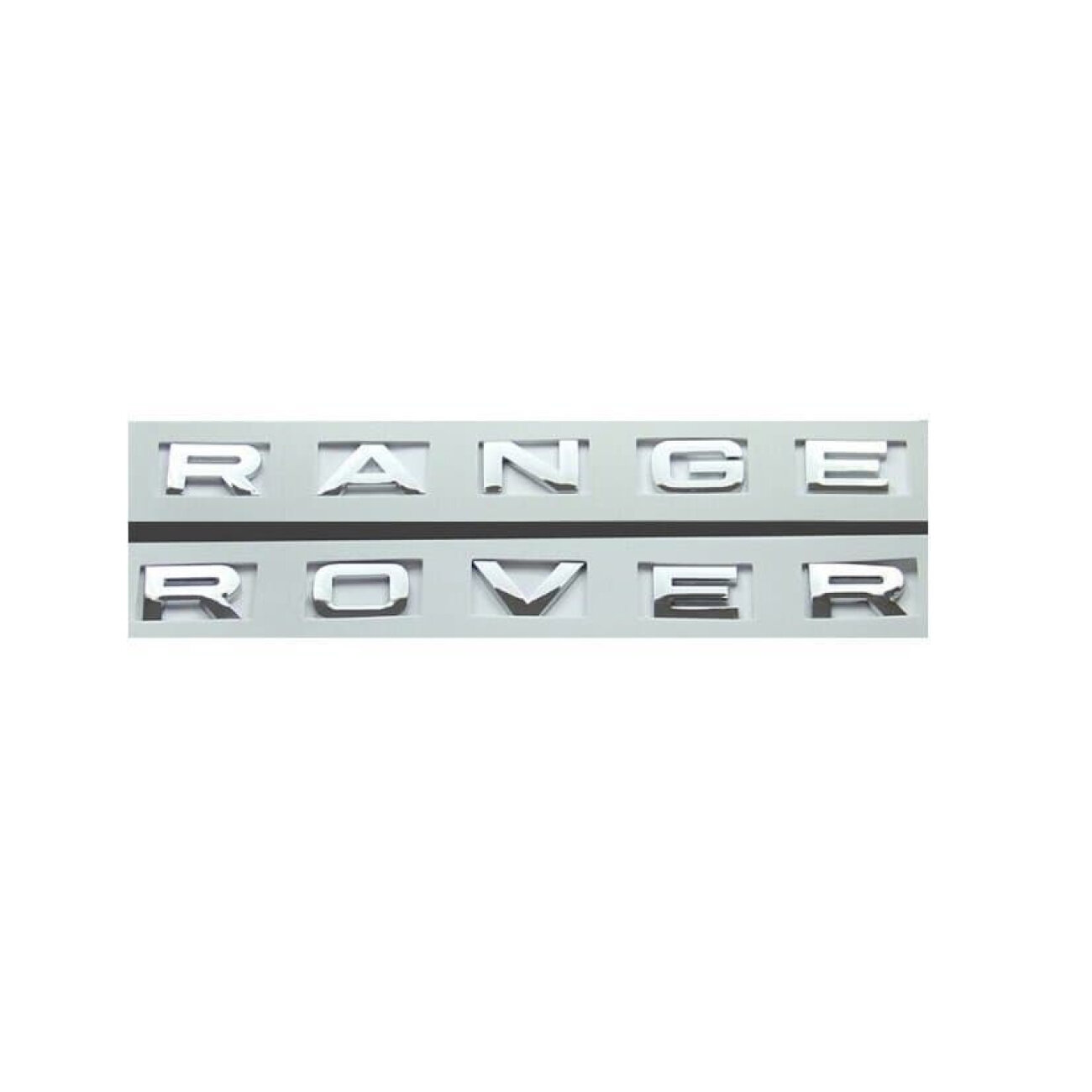 Надпись Range Rover хром