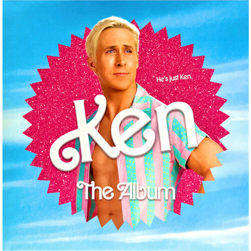 various ken the album lp clear with pink OST Виниловая пластинка OST Barbie The Album - Ken Cover