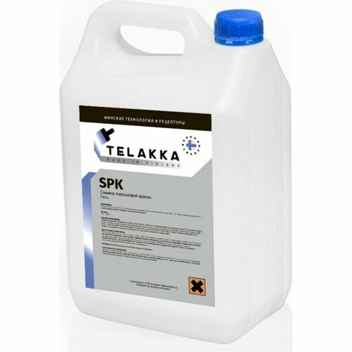 Смывка порошковой краски Telakka SPK профессиональная смывка эпоксидов telakka epoxy cleaner 5кг