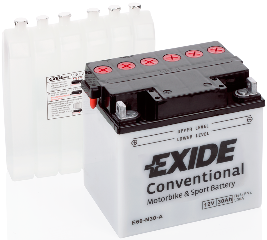 Аккумулятор Exide Conventional 30 Ач E60-N30-A