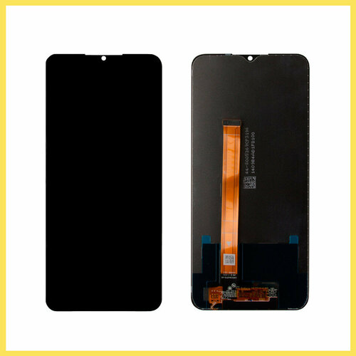 Дисплей (экран) для Realme C25s в сборе с тачскрином (RMX3195) Черный смартфон realme c25s 4 64gb water grey rmx3195