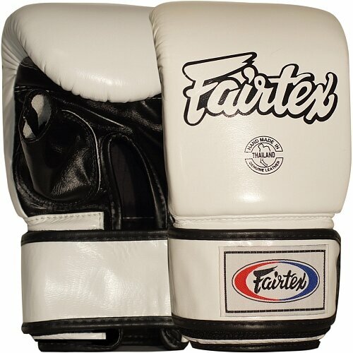 Перчатки снарядные Fairtex Bag gloves TGO3 White