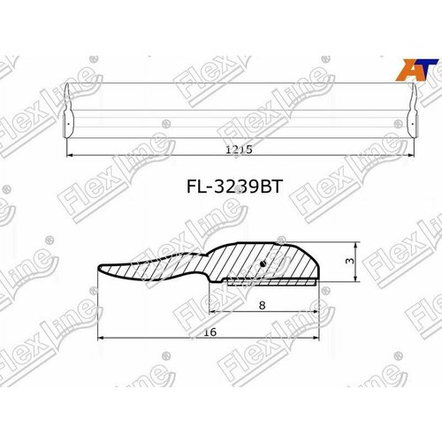 Молдинг лобового стекла (Сверху) Hyundai Sonata 09-14