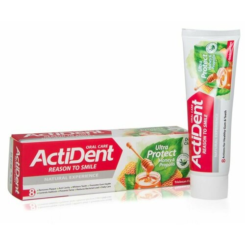 Active Зубная паста Ультразащита Мёд и Прополис 100 г 408₽