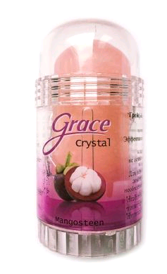 Grace Crystal - Mangosteen Кристаллический натуральный антибактериальный дезодорант 