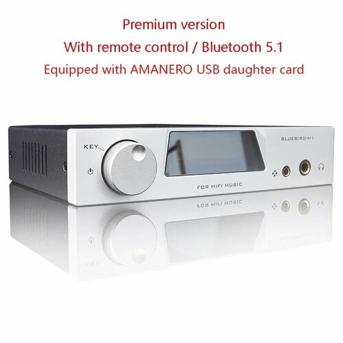 Цифро-аналоговый преобразователь ES9038Q2M, Bluetooth 5,1, HIFI, 12 Вт, 200*140*42 мм, AC 220V-230V