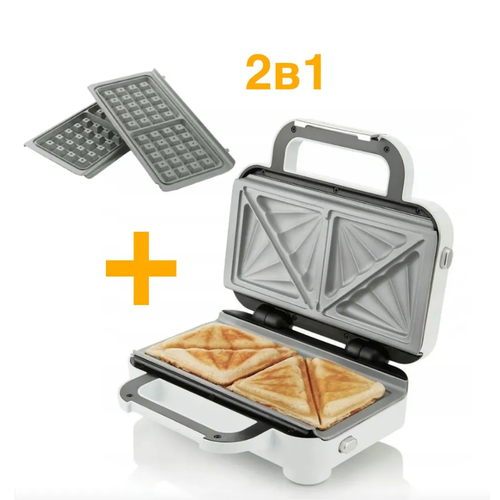 Вафельница Сэндвичница 2в1 Breville DuraCeramic VST074X 22800₽