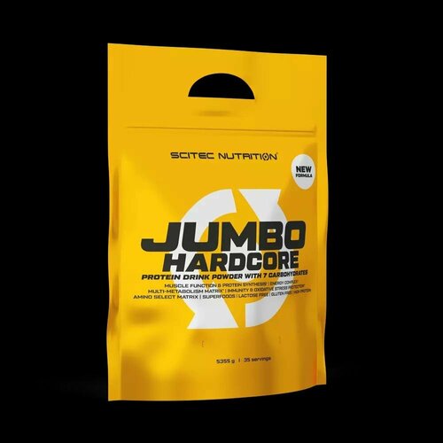 Scitec Nutrition Jumbo Hardcore 5355 гр, банан-йогурт