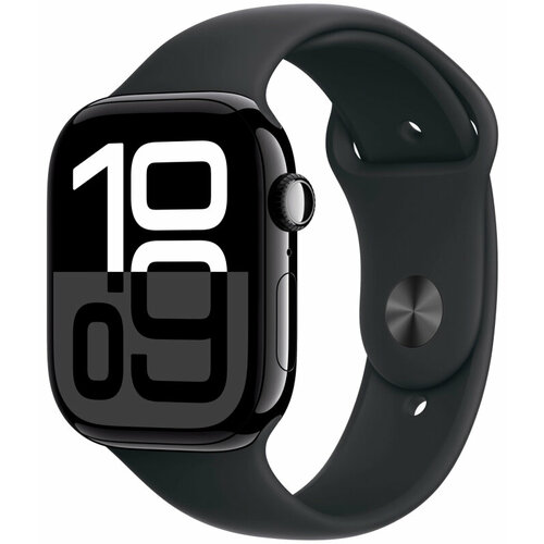 Apple Watch Series 10 46mm Aluminum Jet Black Sport Band 58252₽