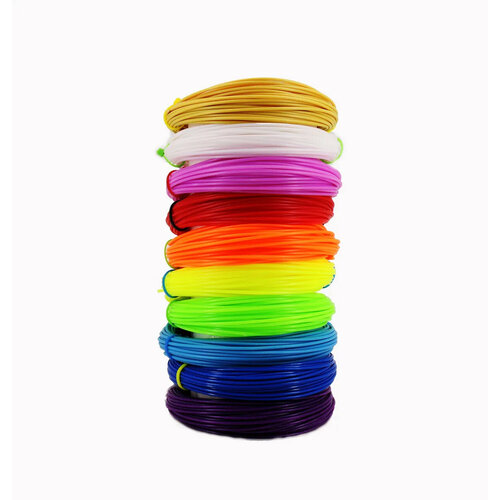 Набор пластика для 3D ручки НИТ ABS - 10 цветов 100 метров 272₽
