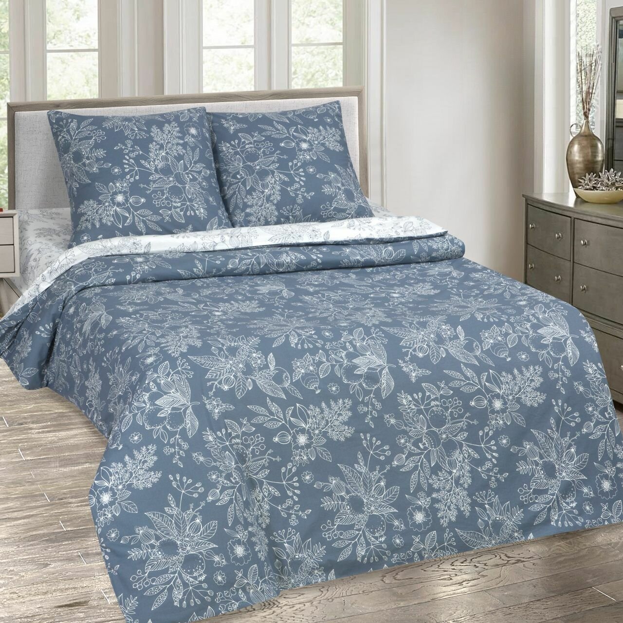 Постельное Белье Семейное Поплин (Наволочки 70x70) "Деметра" арт. 920