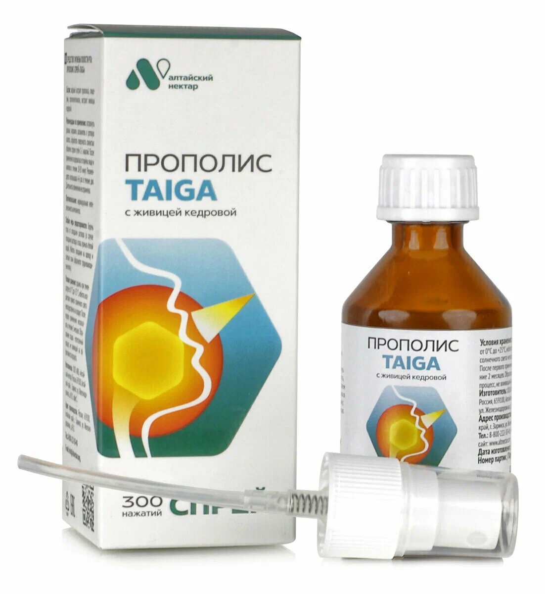 Картинки Спрей для Горла “TAIGA”