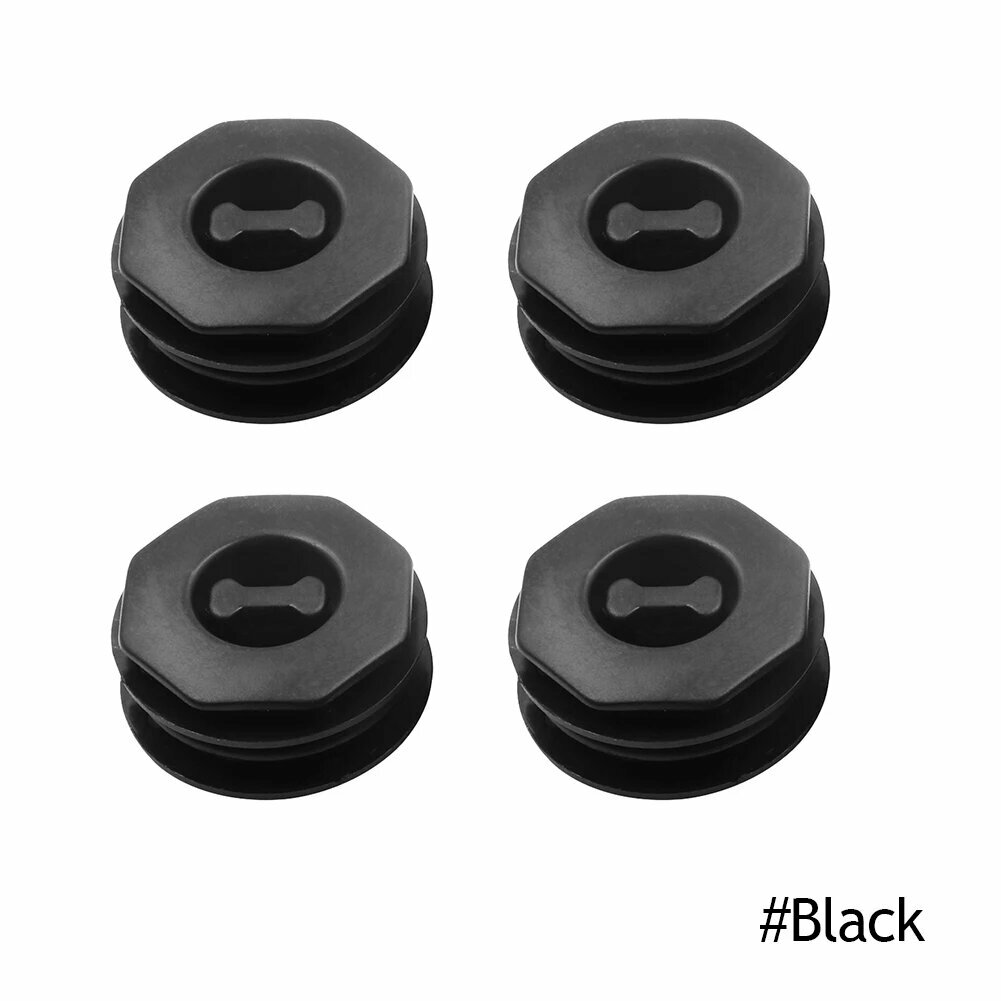 4x универсальные автомобильные наконечники для напольного крепления коврики для ковров зажимы крепежные зажимы черные противоскользящие напольные держатели рукава Черный