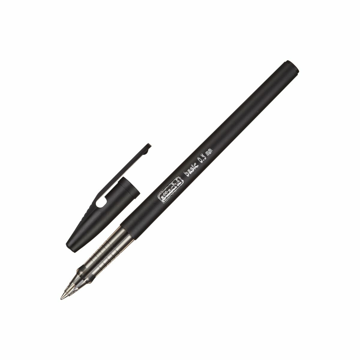 Ручка шариковая Attache Basic (0.5мм, черная, масляная основа), 480шт.