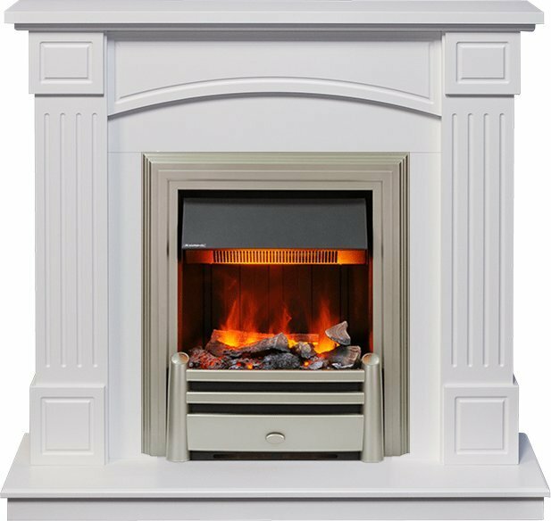 Каминокомплект Dimplex Boston - Белый (Высота 925см) с очагом Chesford