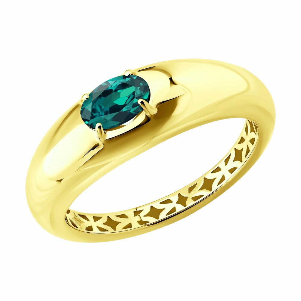 Кольцо, желтое золото, 585 проба