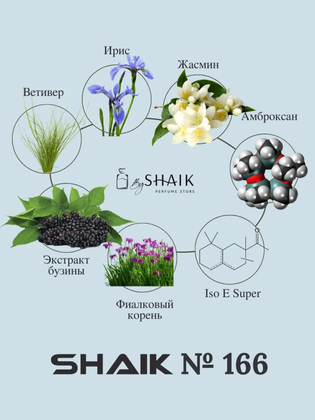Парфюмерная вода SHAIK №166 ESCENTRIC MOLECULES MOLECULE 02, унисекс, масляные, 10 мл — фото 1