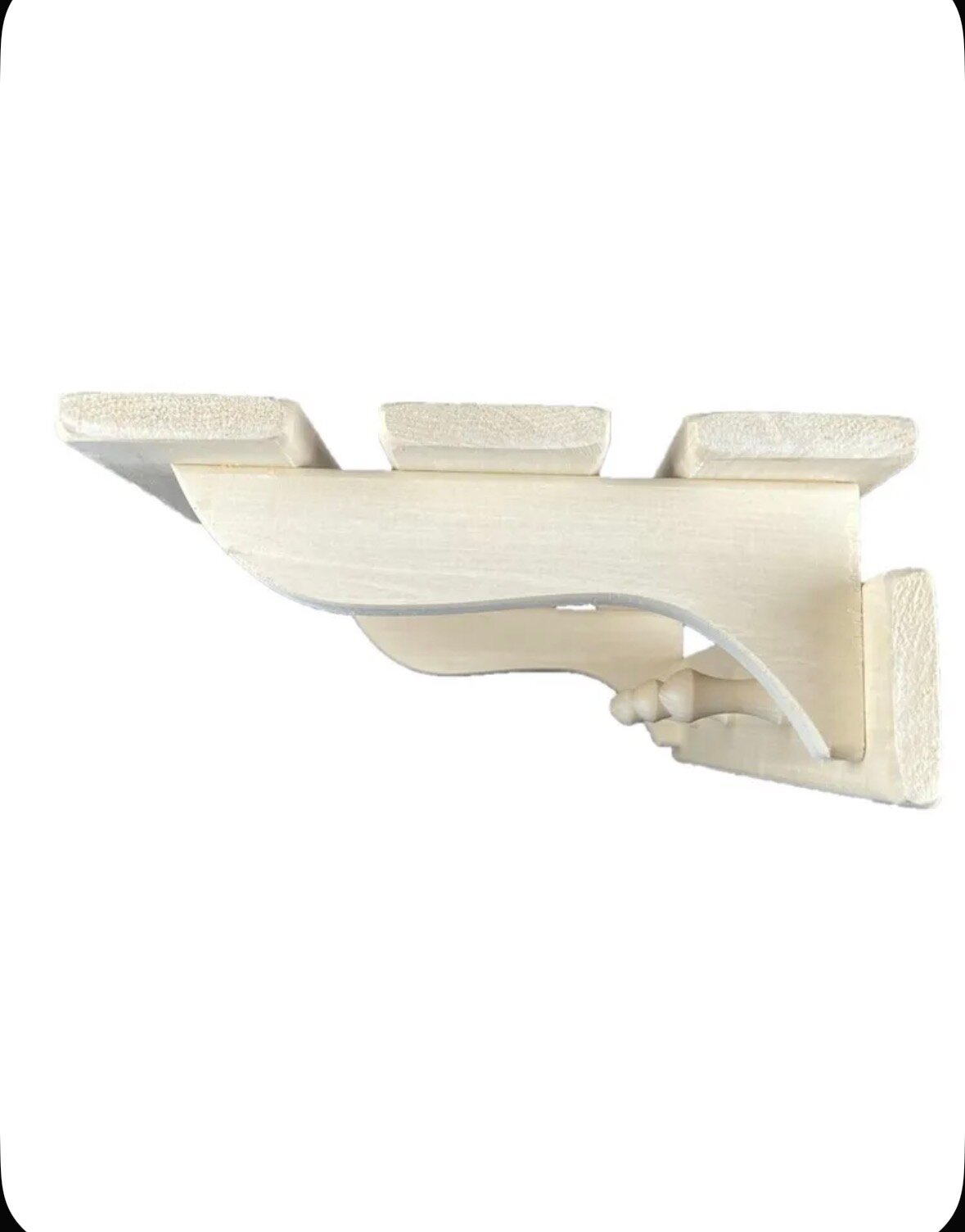 Полка-вешалка с 3 крючками — фото 1