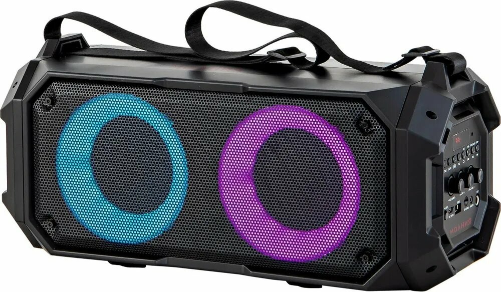 Колонка порт. Ural Молния Молния 600 черный 60W 2.0 BT/3.5Jack 3000mAh (урал молния 600)