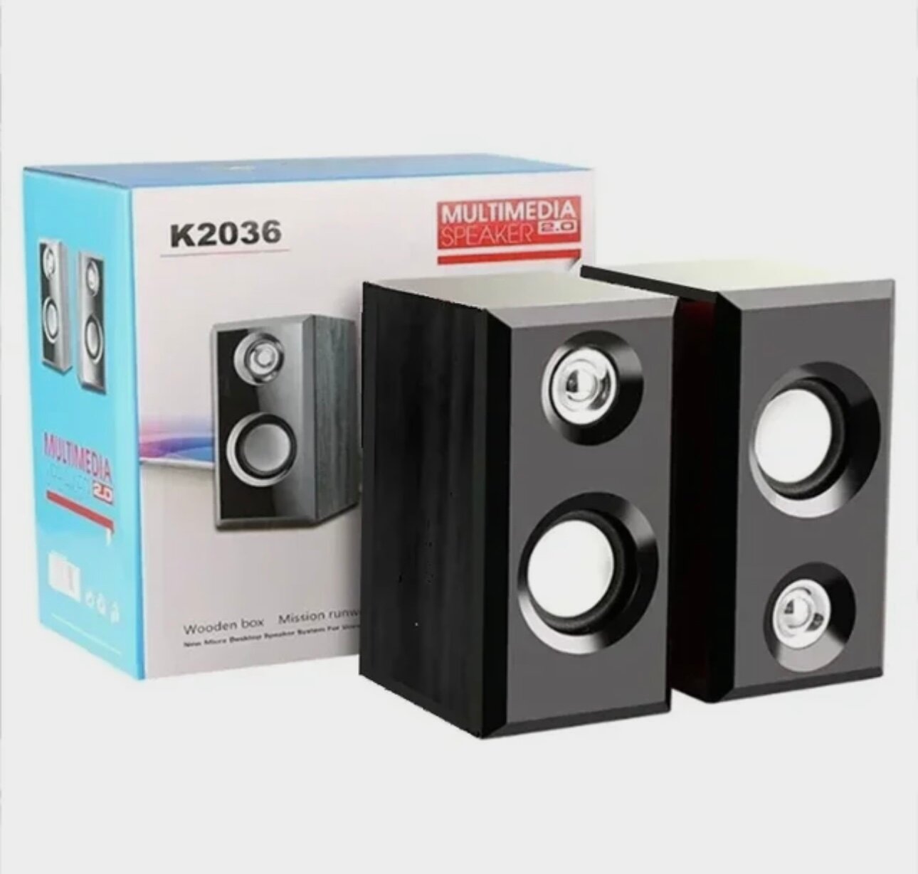 Колонки компьютерные K2036 Акустическая система, цвет черный