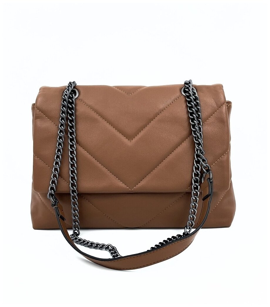 Женская сумка кросс-боди RENATO PH2104-BROWN цвета коричневый 