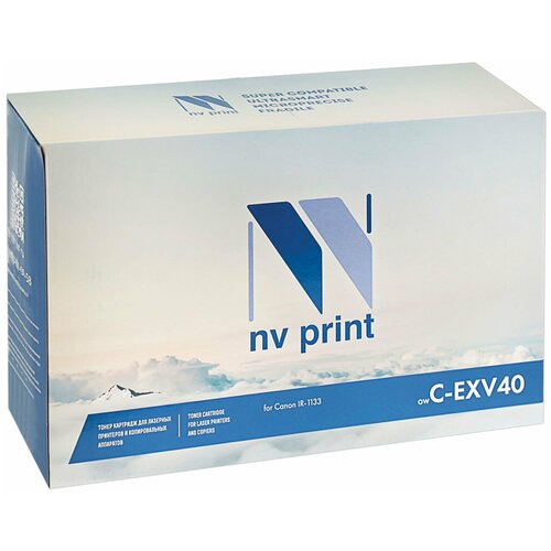 Тонер NV PRINT (NV-CEXV40) для CANON iR1133/ iR1133A/ iR1133IF, ресурс 6000 страниц, NV-CEXV40X